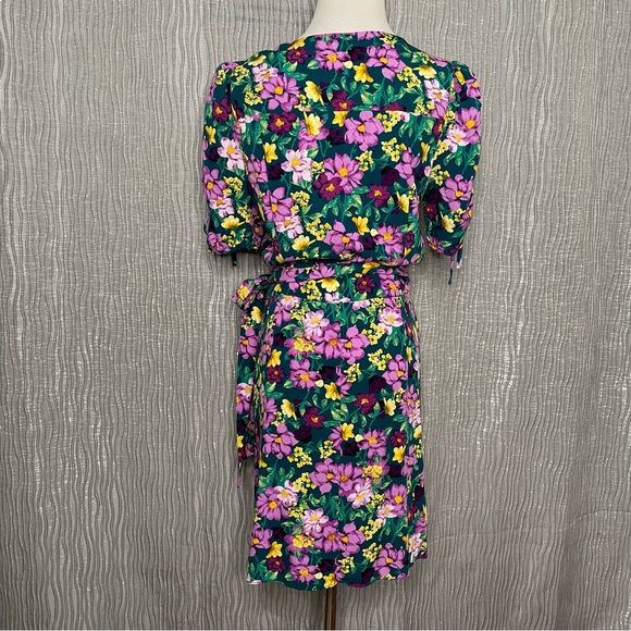 Happy X Nature floral wrap dress - Picture 3 of 6